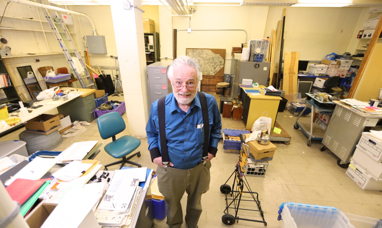 Henry Horn in is lab at Princeton